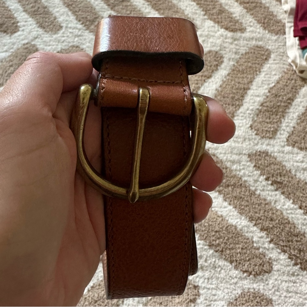 Madewell 100% leather belt | size: XS